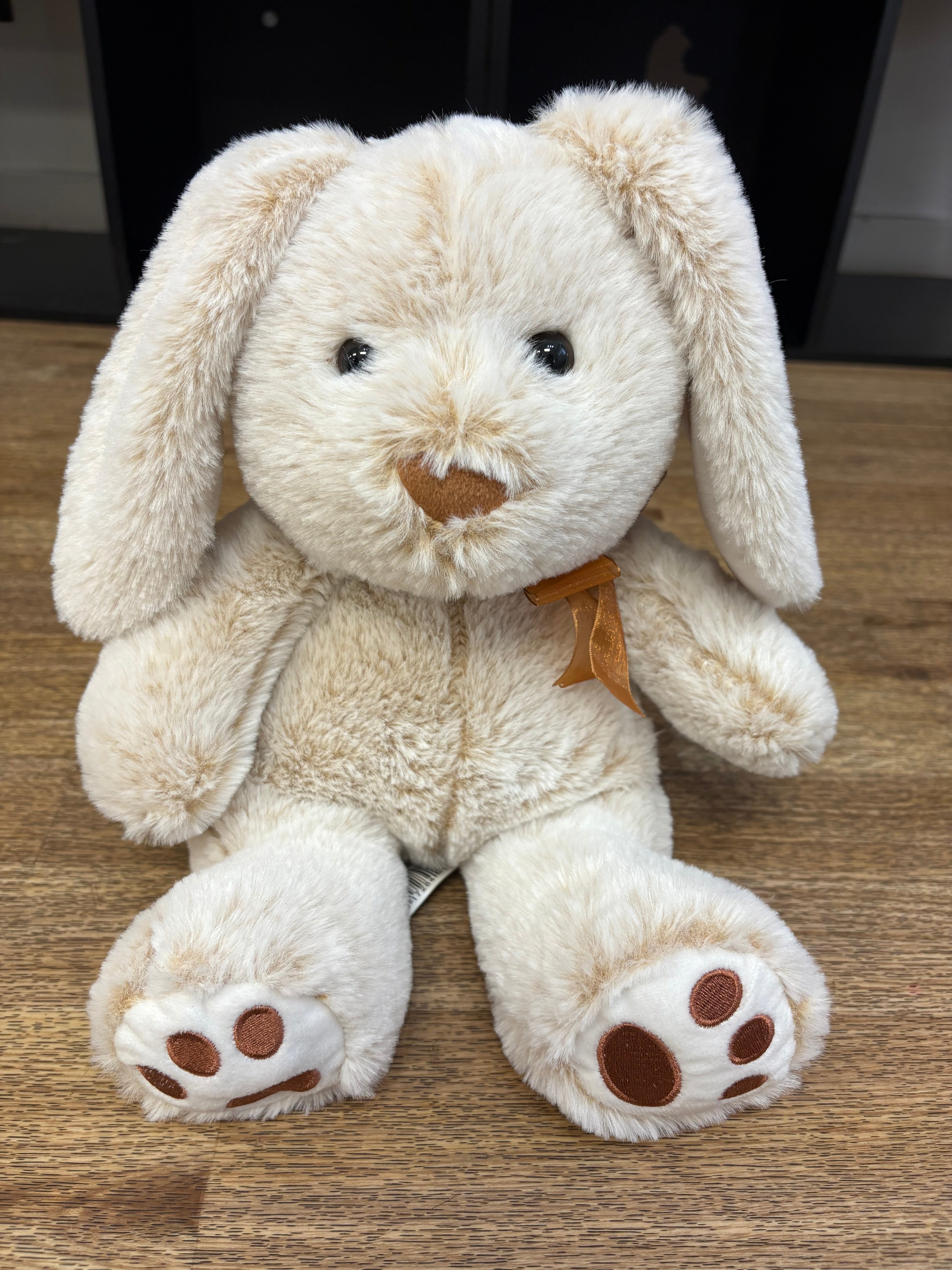 Personalized Easter Bunny Stuffies 13" Cream Bunny 13" Cream Bunny Daydreamer Creations- Tilden Co.