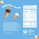 White Chocolate Waffle Cones Snacks Muddy Bites- Tilden Co.