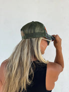 PREORDER: Lucky Camo Trucker Hat    Womens Ave Shops- Tilden Co.