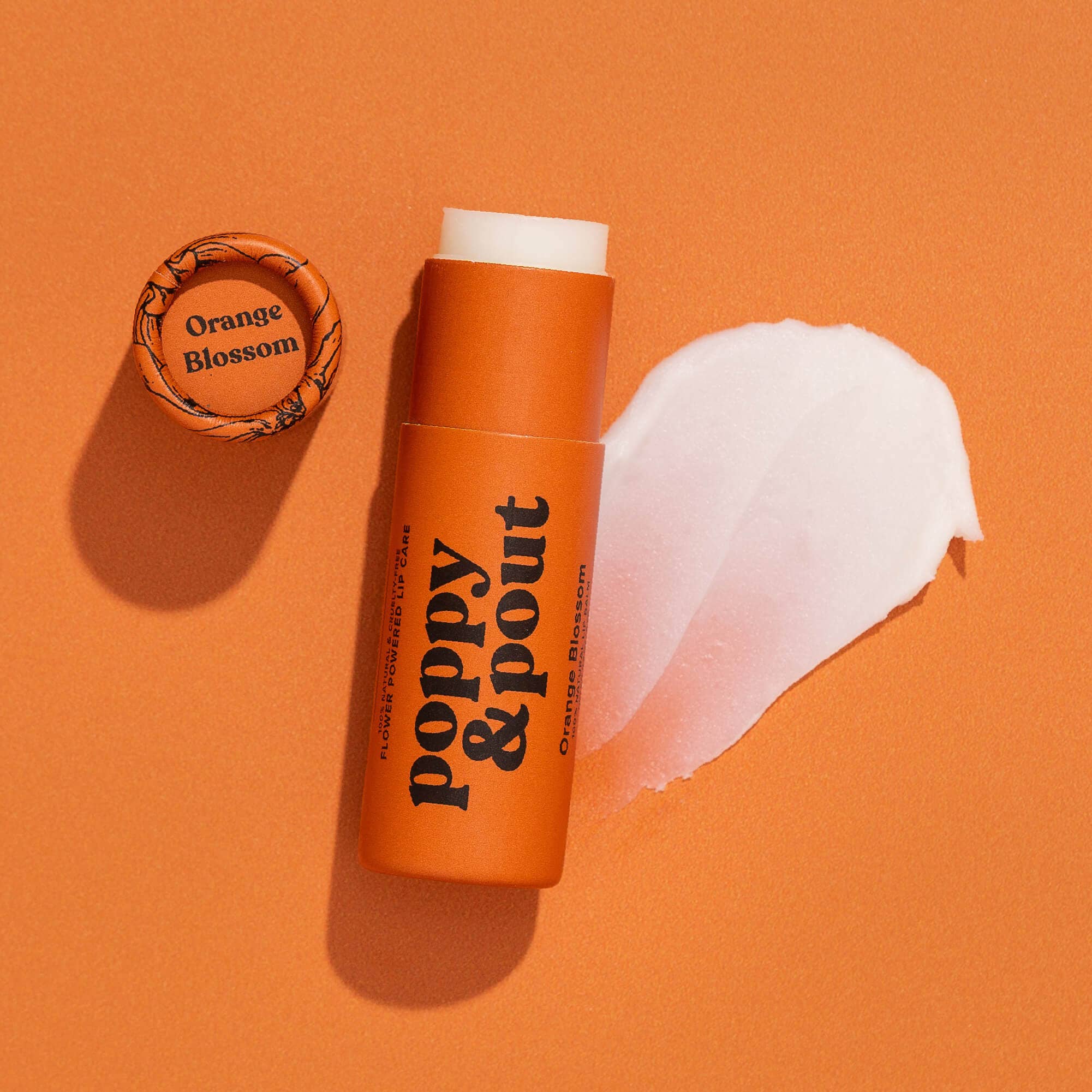 Lip Balm, Orange Blossom Poppy & Pout- Tilden Co.