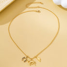 Galloping Horse and Horseshoe Charm Necklace | 80N93131 JOSSLYN by wall to wall- Tilden Co.