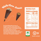 Peanut Butter Chocolate Waffle Cone Snacks Muddy Bites- Tilden Co.