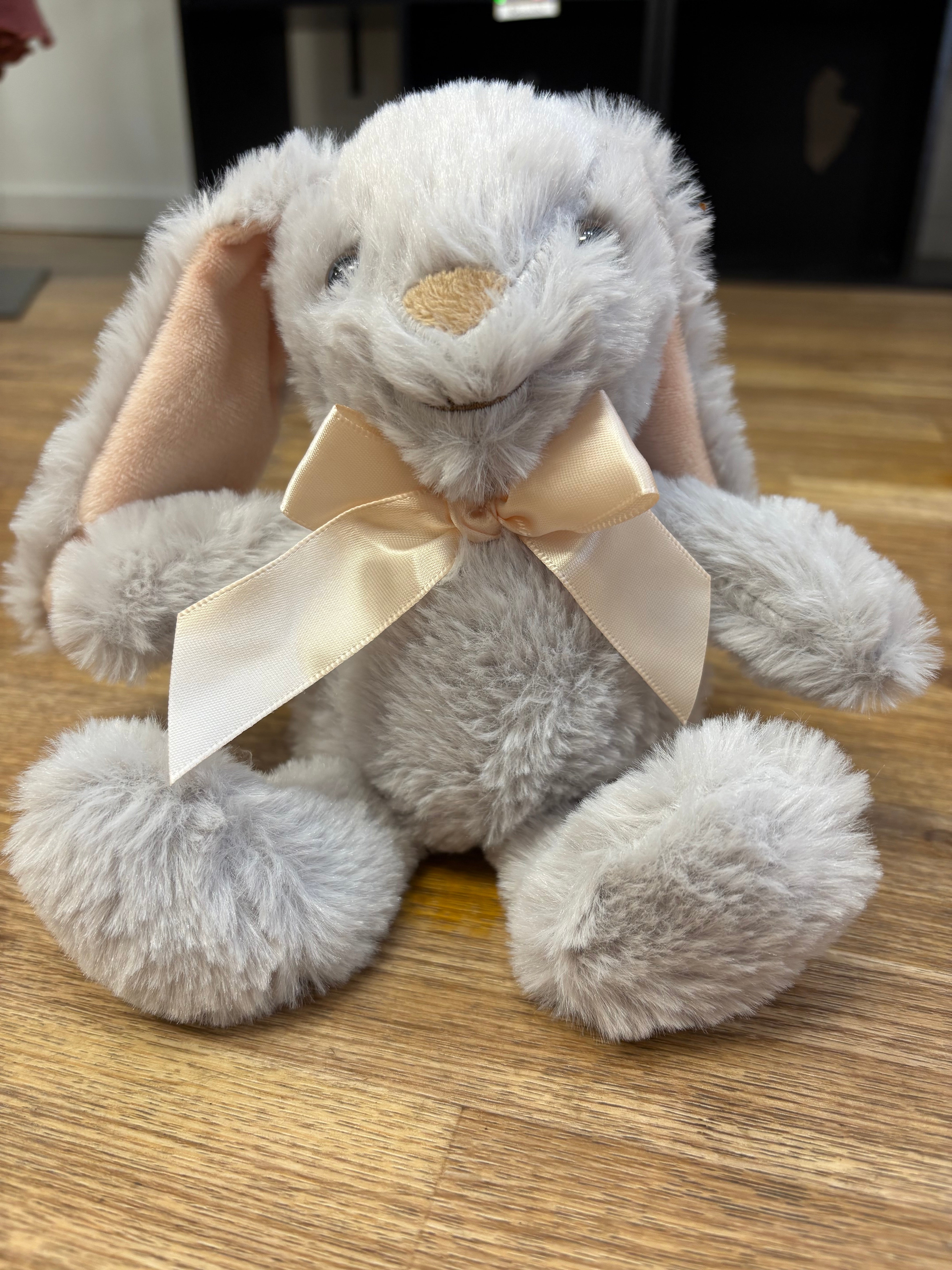 Personalized Easter Bunny Stuffies 8" Grey Bunny 8" Grey Bunny Daydreamer Creations- Tilden Co.