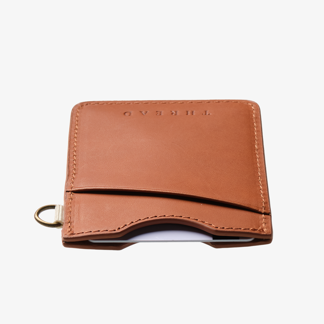 Amelia - Vertical Leather Wallet Wallets & Money Clips Thread- Tilden Co.