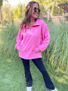 PREORDER: Hendrick Half Zip Hoodie in Nine Colors    Womens Ave Shops- Tilden Co.