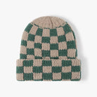 CHECKER SOFT PLUSH BEANIE HAT | 40BN917 beanie JOSSLYN by wall to wall- Tilden Co.