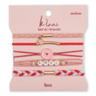 Love Hair Tie Bracelets K'Lani hair tie bracelets- Tilden Co.
