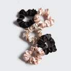 Satin Sleep Scrunchies 5pc - Assorted KITSCH- Tilden Co.