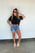 PREORDER: Joey Washed Cotton Boyfriend Tee Womens Ave Shops- Tilden Co.