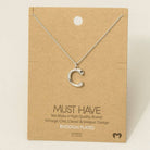 Bubble Letter Necklace Necklace Fame Accessories- Tilden Co.