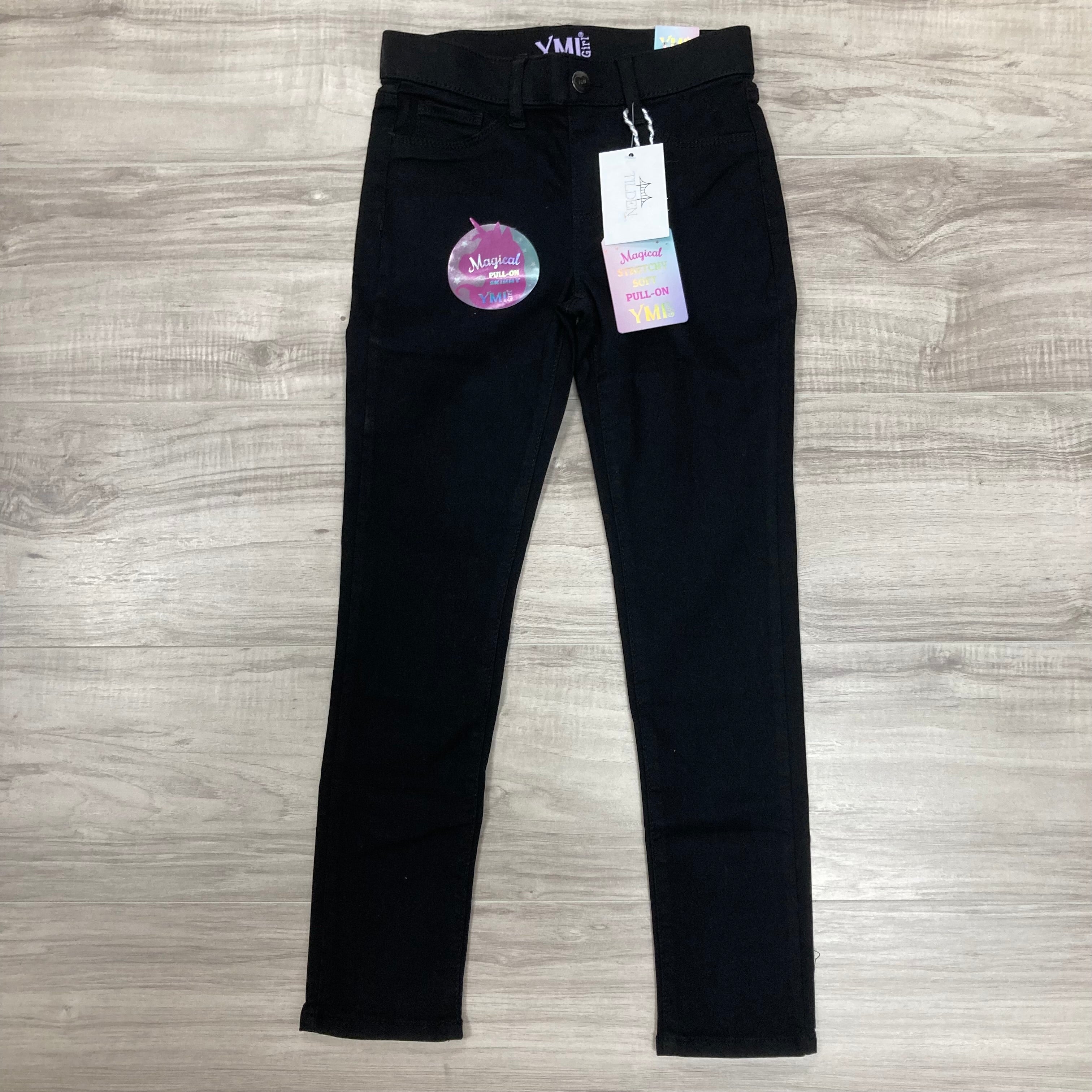 Girls Pull On Skinny Jeans - Black    Jeans YMI Jeanswear- Tilden Co.