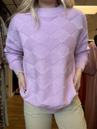 Long Sleeve Textured Sweater Top - Final Sale    Sweater Vine & Love- Tilden Co.