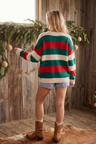 Holiday Stripe Sweater Sweater Sewn and Seen- Tilden Co.