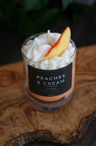 Peaches and Cream Candle Carhart Heritage Farms- Tilden Co.