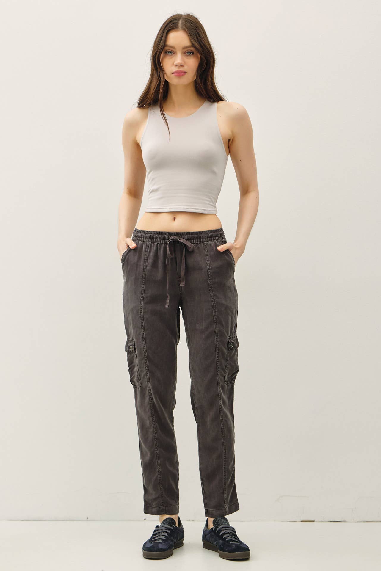 Ryder Tencel Cargo Joggers Charcoal / Small Charcoal Small Be Cool- Tilden Co.