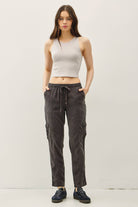 Ryder Tencel Cargo Joggers Charcoal / Small Charcoal Small Be Cool- Tilden Co.