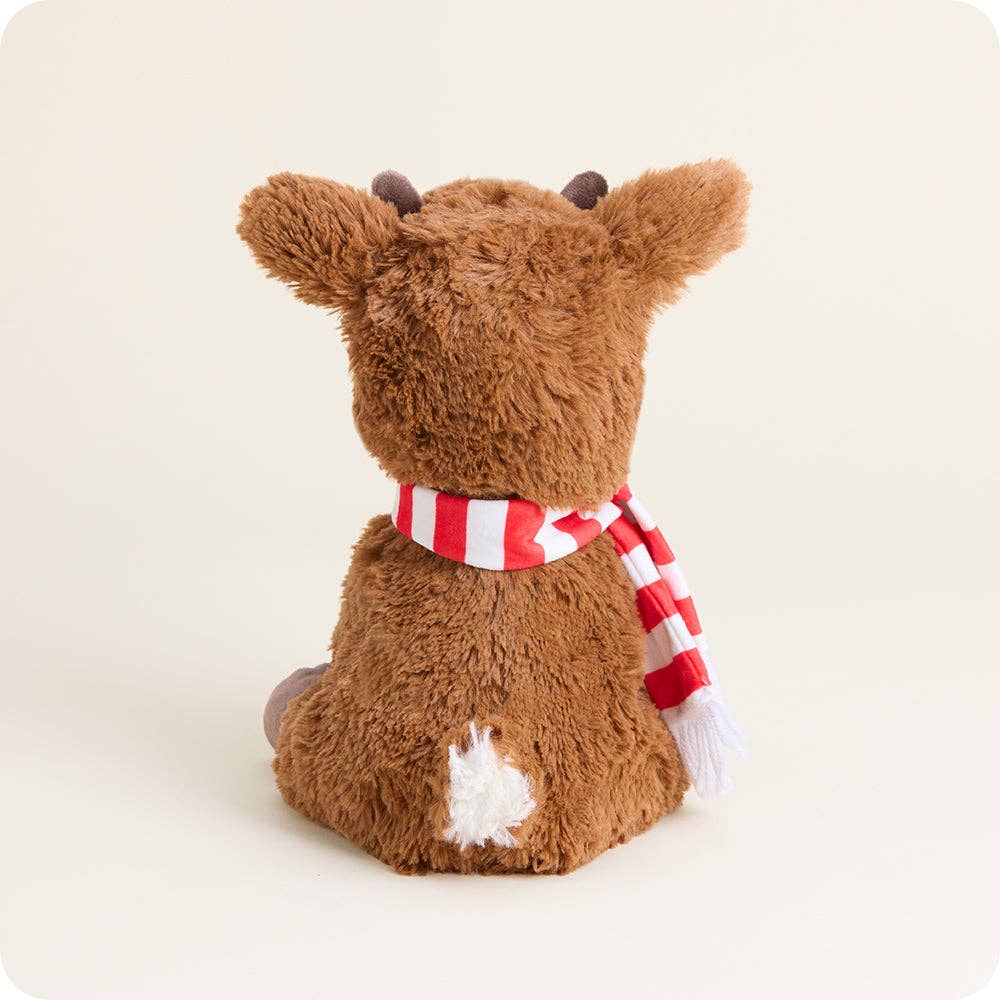 Rudolph with Scarf Warmies Stuffed Animal Warmies: America’s Favorite Microwave Plush Brand- Tilden Co.