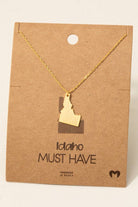 Idaho State Necklace G G Necklace Fame Accessories- Tilden Co.