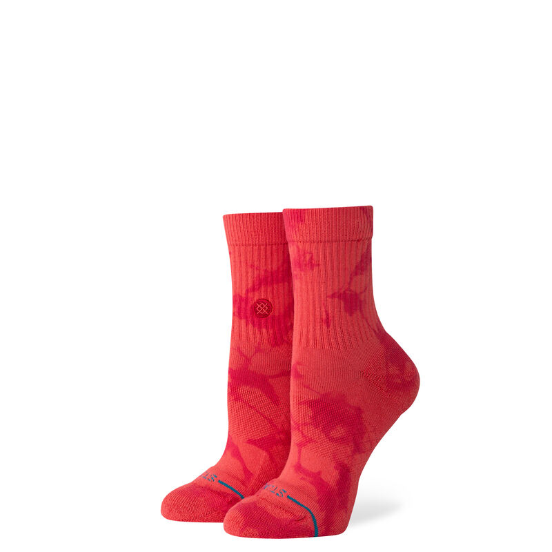Stance Cotton Quarter Socks Small (Men 3-5.5 / Women 5-7.5) / Dye Namic - Red Small (Men 3-5.5 / Women 5-7.5) Dye Namic - Red Socks Stance- Tilden Co.