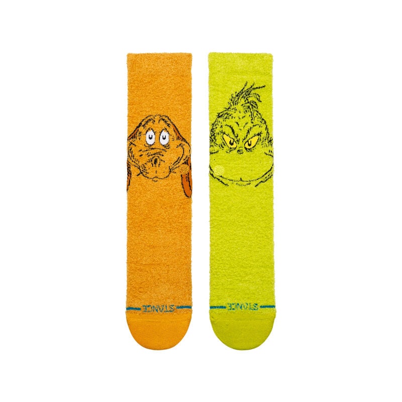 The Grinch X Stance Fuzzy Crew Socks Crew Socks Stance- Tilden Co.