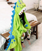 Dinosaur Kid's Hooded Blanket Blanket LazyOne- Tilden Co.