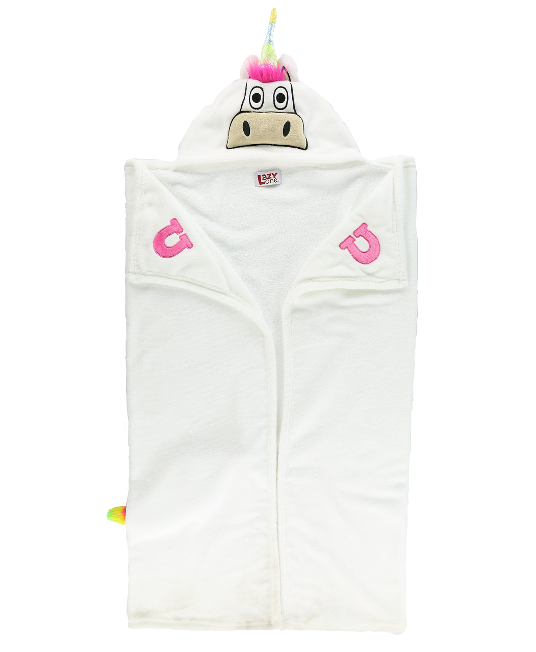 Unicorn Kid's Hooded Blanket Blanket LazyOne- Tilden Co.