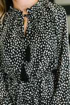 A Cheeky Little Time Tiered Dress in Black Womens Ave Shops- Tilden Co.