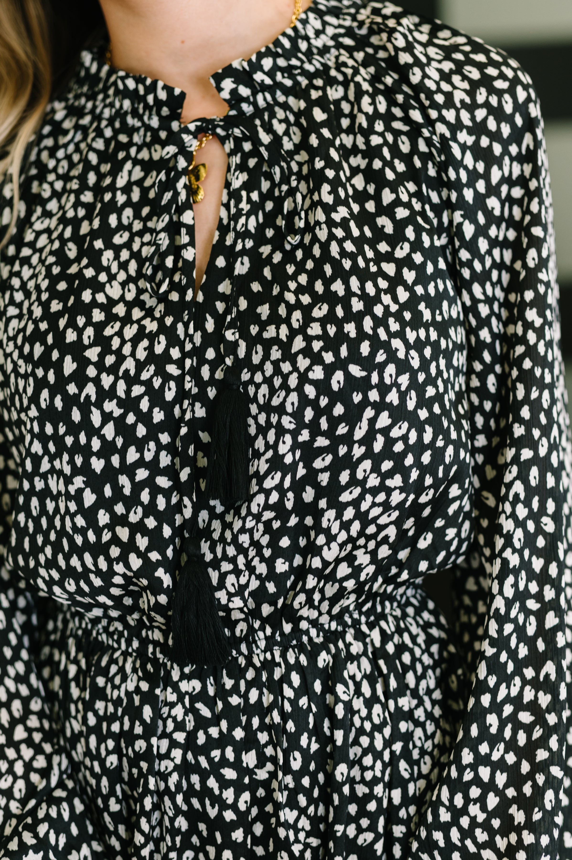 A Cheeky Little Time Tiered Dress in Black Womens Ave Shops- Tilden Co.