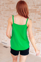 A Little Closer Shoulder Tied Tank Top Tops Ave Shops- Tilden Co.