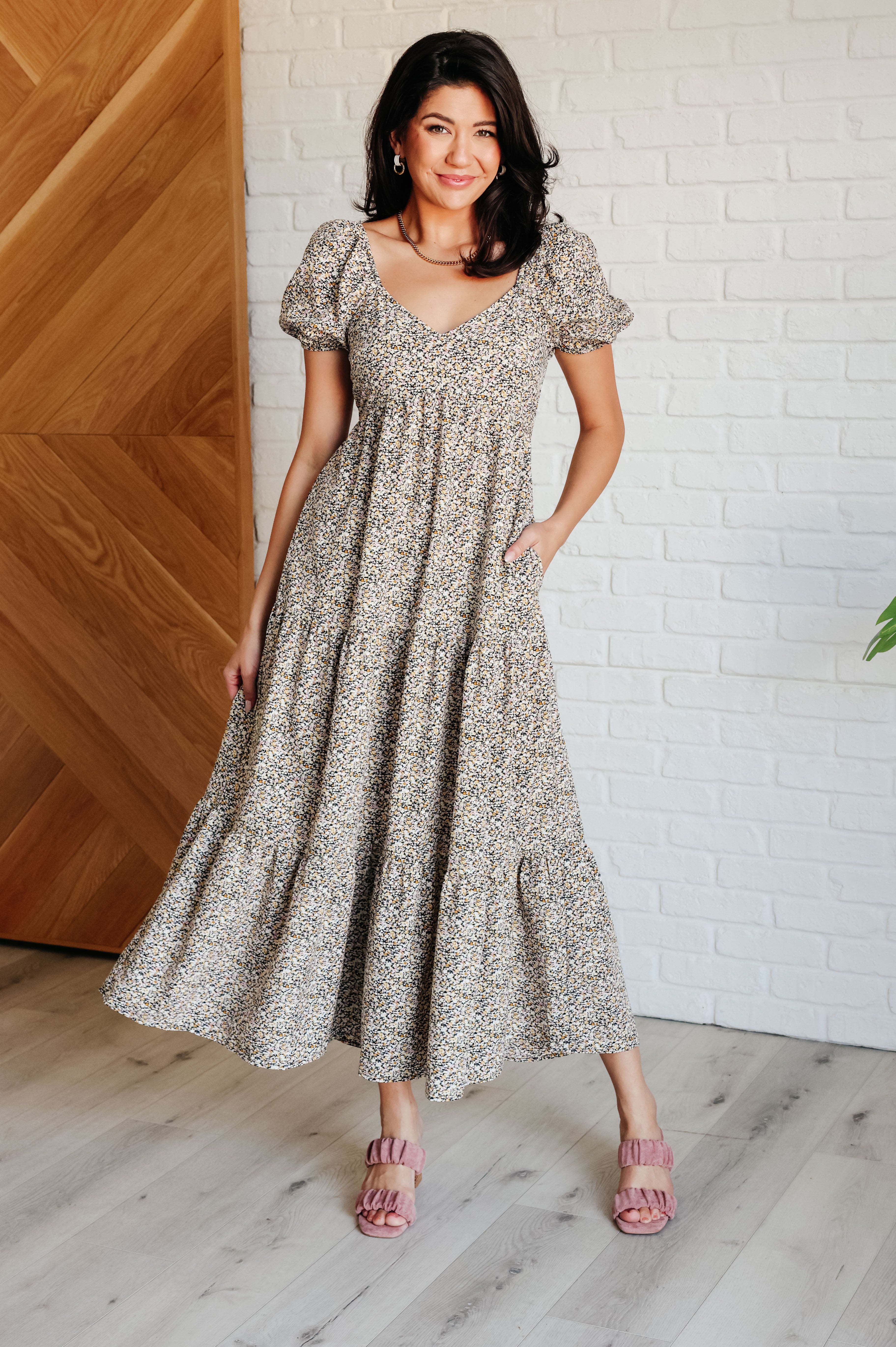 A Moment of Love Balloon Sleeve Dress    Dresses Ave Shops- Tilden Co.