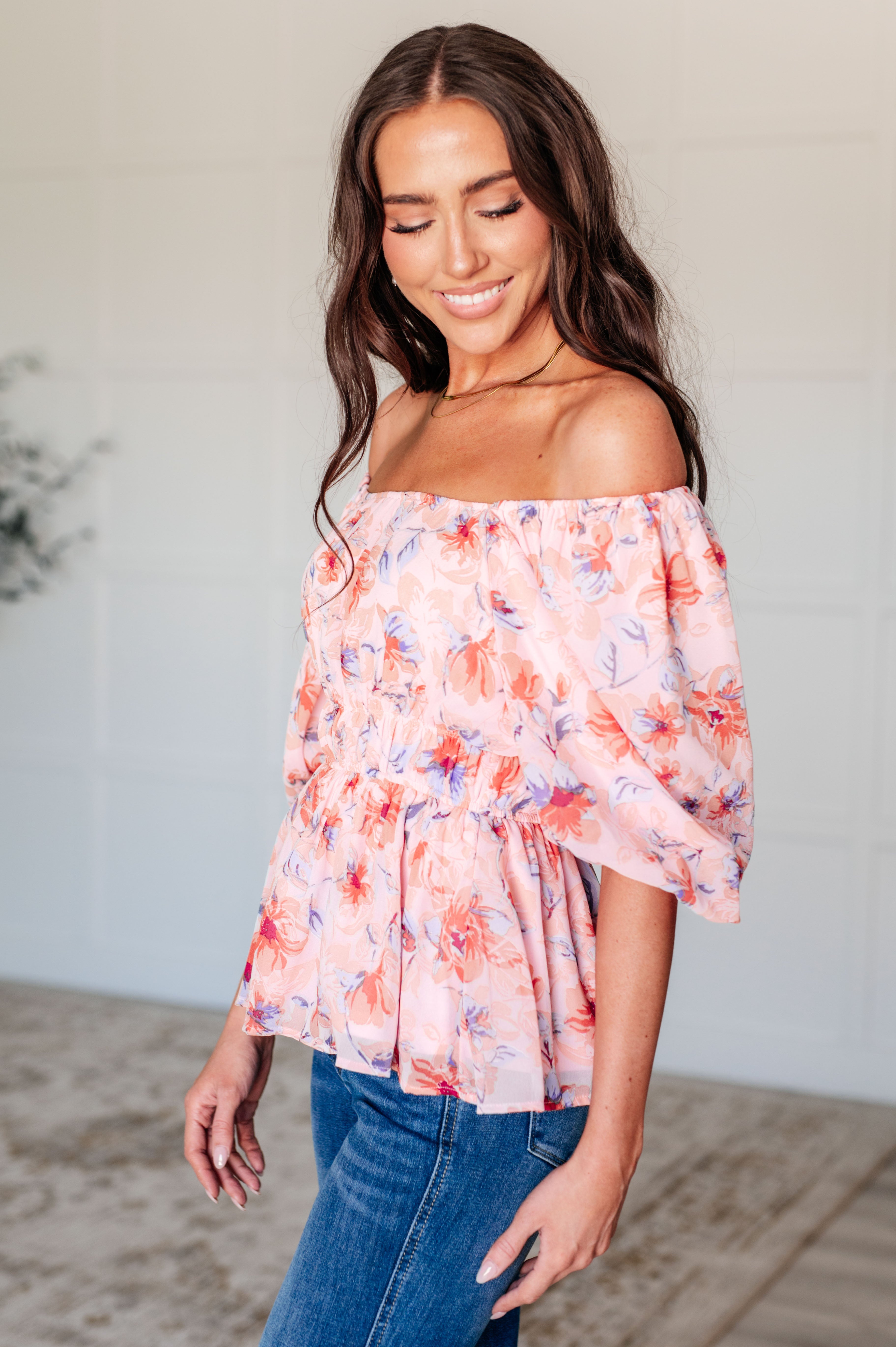 A Powerful Force Square Neck Balloon Sleeve Blouse    Tops Ave Shops- Tilden Co.