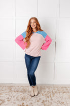 A-Tisket A-Tasket Color Block Pullover Tops Ave Shops- Tilden Co.