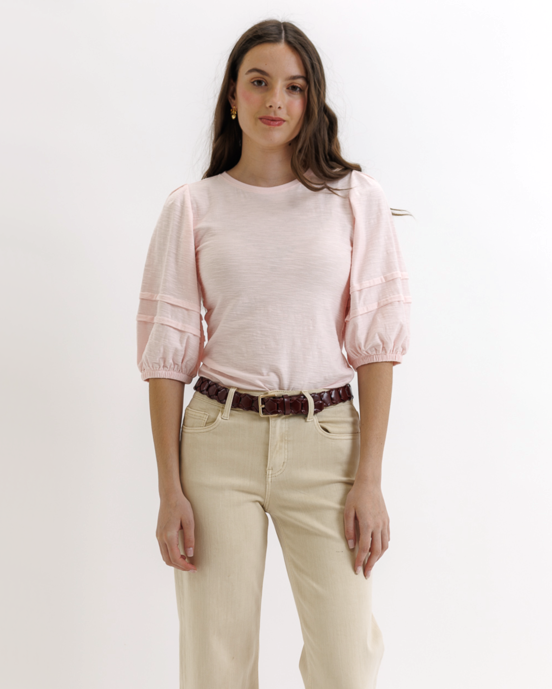 Adagio Top XS / Barely Pink XS Barely Pink Tops Downeast- Tilden Co.