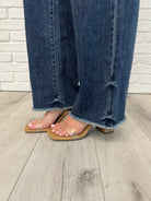 Addie Mid Rise Vintage Wash Wide Leg Jeans Womens Ave Shops- Tilden Co.