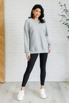 Adjust Your Expectations Relaxed Pullover    Tops Ave Shops- Tilden Co.