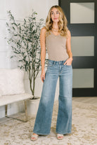 Adrian Mid Rise Retro Wide Leg Womens Ave Shops- Tilden Co.