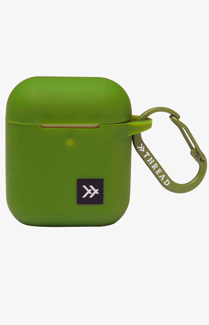 Olive AirPods Case    Lanyards Thread- Tilden Co.