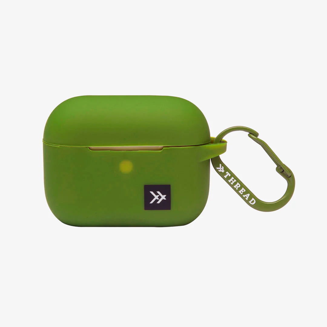 Olive AirPods Case    Lanyards Thread- Tilden Co.