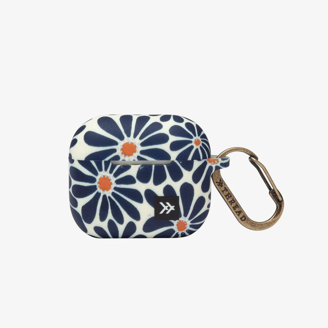 Emmeline (Navy) AirPods Case    Lanyards Thread- Tilden Co.