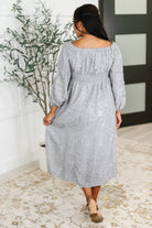 All Is Well Dress In Opal Gray Womens Ave Shops- Tilden Co.