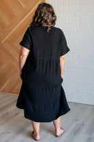 Always Learning Dolman Sleeve Dress in Black    Dresses Ave Shops- Tilden Co.