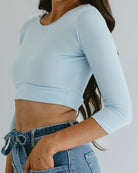 Classic 3/4 Sleeve Halftee Layering Top HALFTEE Layering Fashions- Tilden Co.