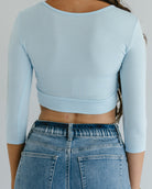 Classic 3/4 Sleeve Halftee Layering Top HALFTEE Layering Fashions- Tilden Co.