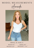 Reagan High Rise Button Fly Trouser Shorts Denim Ave Shops- Tilden Co.