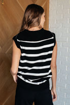 Attached at the Hip 1/4 Zip Sleeveless Sweater    Tops Ave Shops- Tilden Co.