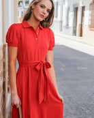 Popham Beach Polo Dress Dresses Downeast- Tilden Co.