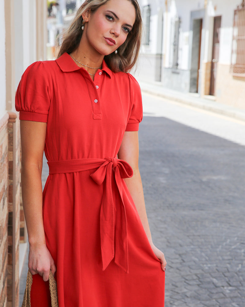 Popham Beach Polo Dress Dresses Downeast- Tilden Co.