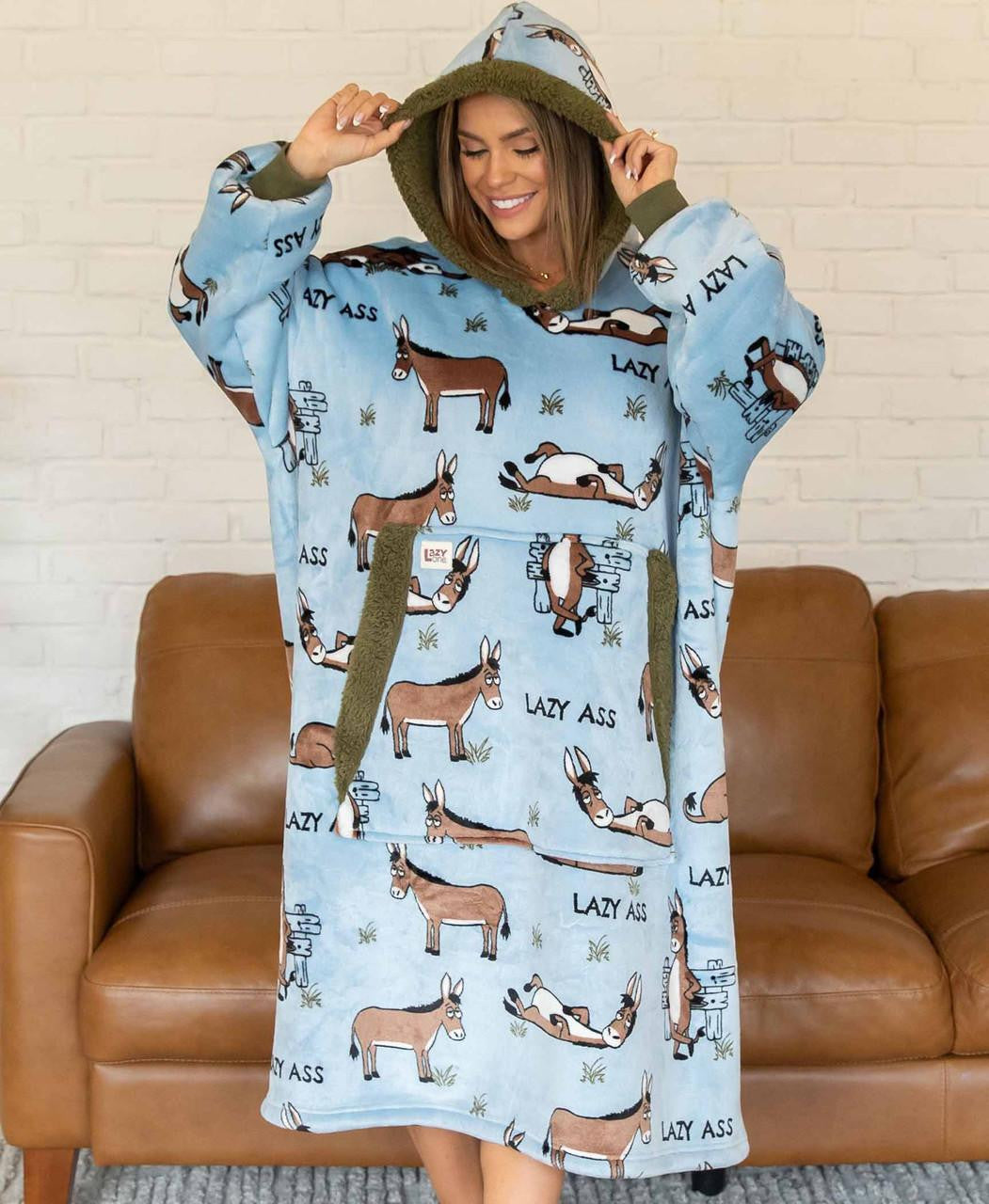 Lazy Ass Blanket Hoodie Blanket LazyOne- Tilden Co.