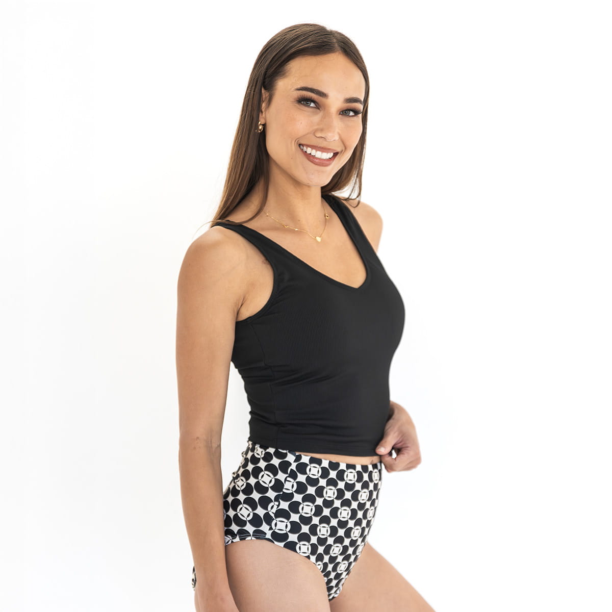 Standard High Waist Bottoms Swim Bottom Janela Bay- Tilden Co.
