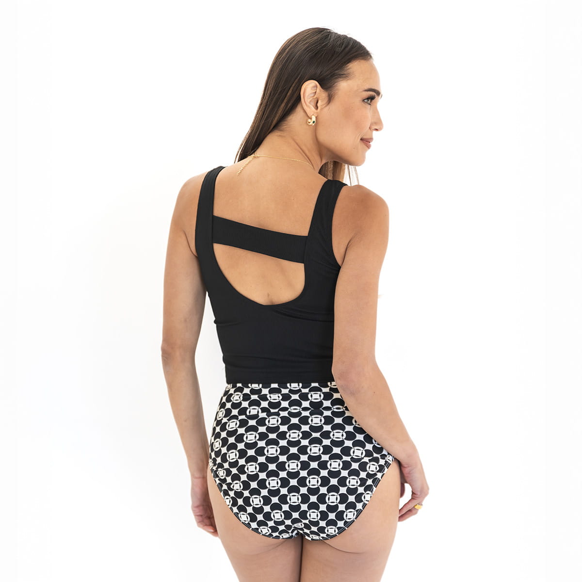 Standard High Waist Bottoms Swim Bottom Janela Bay- Tilden Co.